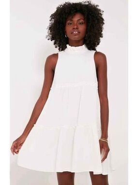 Tuckernuck Pomander Place White Gauze Cotton Dress